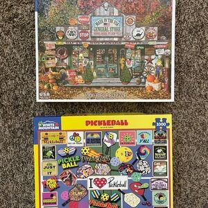 White Mountain General Store and Pickleball Puzzle Set